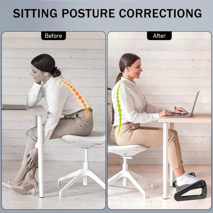 Foot Rest with Adjustable Height and Textured Surface