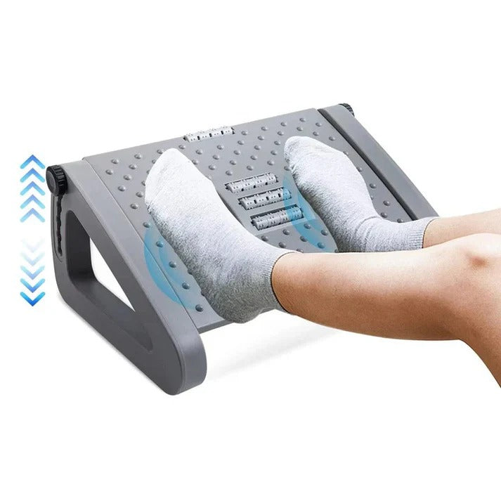 Foot Rest with Adjustable Height and Textured Surface