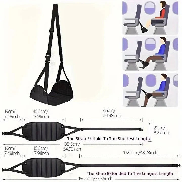 Foot Rest with Adjustable Straps and Set of 2