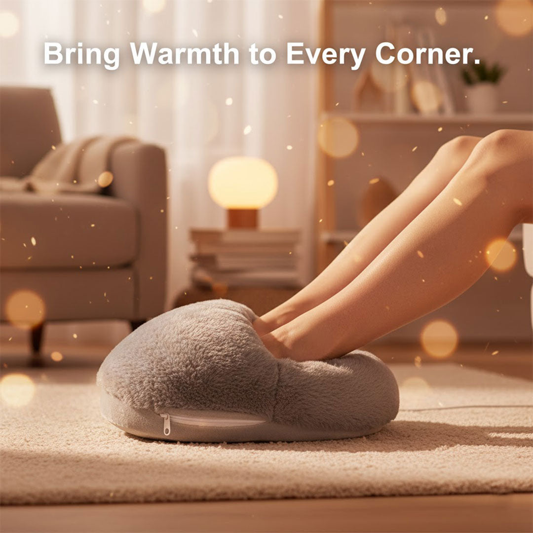 Foot Warmer with Electric Heating and Flannel Fabric
