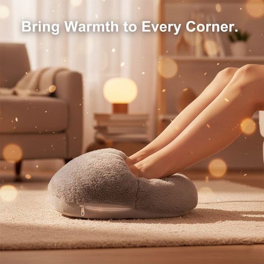 Foot Warmer with Electric Heating and Flannel Fabric