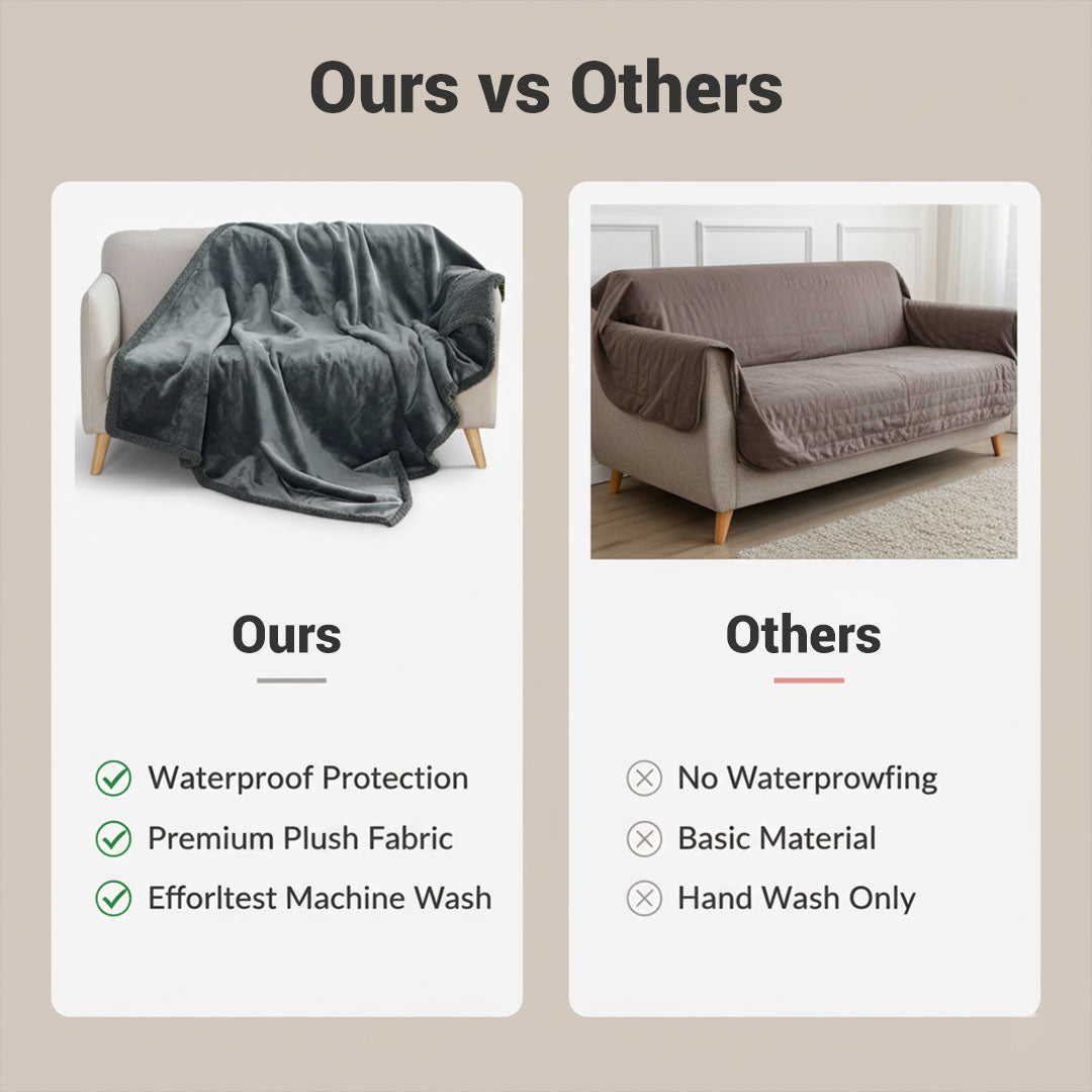 Furniture Protector with Waterproof and Plush Design