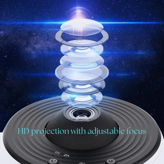 Galaxy Projector with 360° Rotation and Starry Display