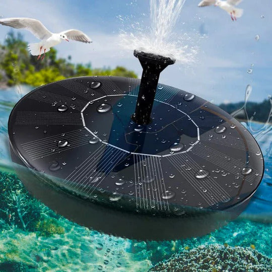 Garden Fountain with Solar Power and Water Pump