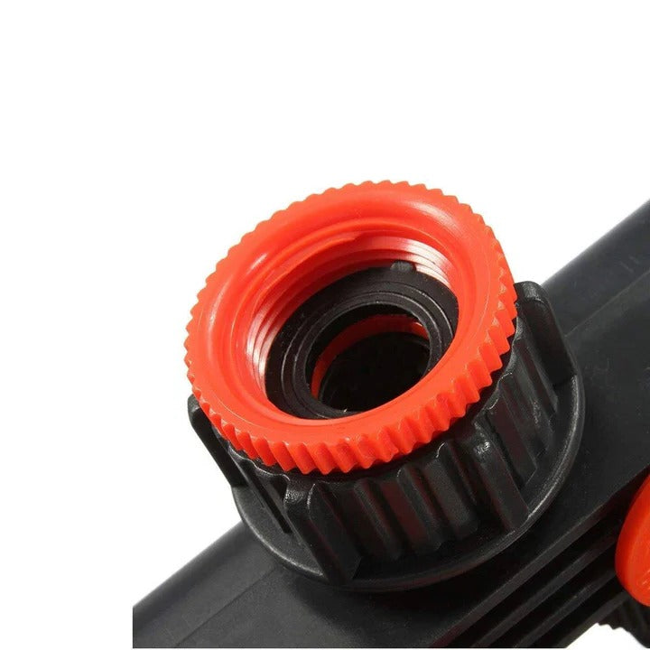 Garden Hose Splitter with Four Ports and Durable Design