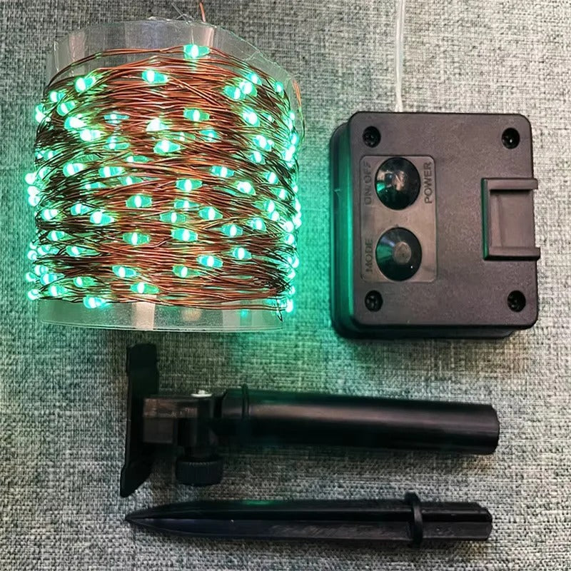 Garden Lights with Solar Power and LED Bulbs