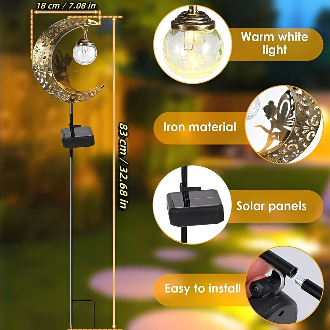 Garden Lights with Solar Power and Pathway Illumination