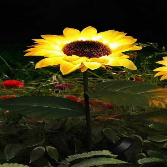 Garden Stake Lights with Solar Power and LED Design