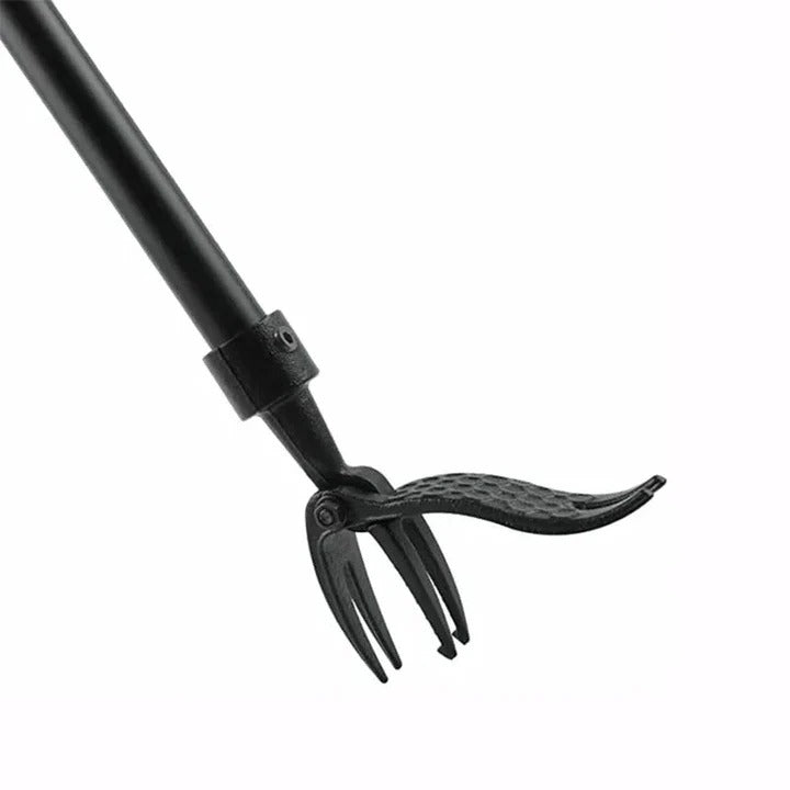 Garden Tool with Adjustable Long Handle and Weed Puller