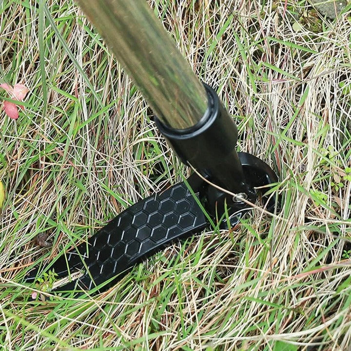 Garden Tool with Adjustable Long Handle and Weed Puller