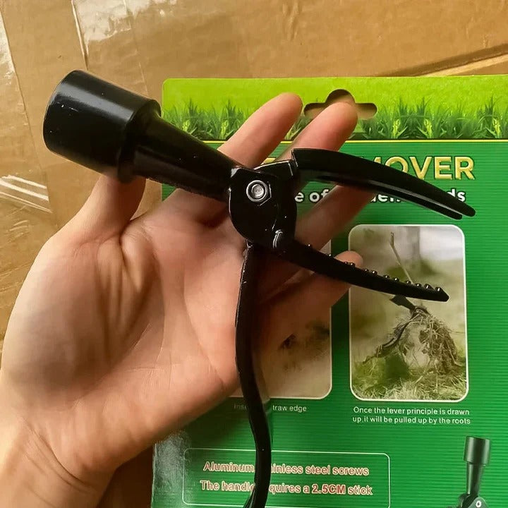 Garden Tool with Adjustable Long Handle and Weed Puller