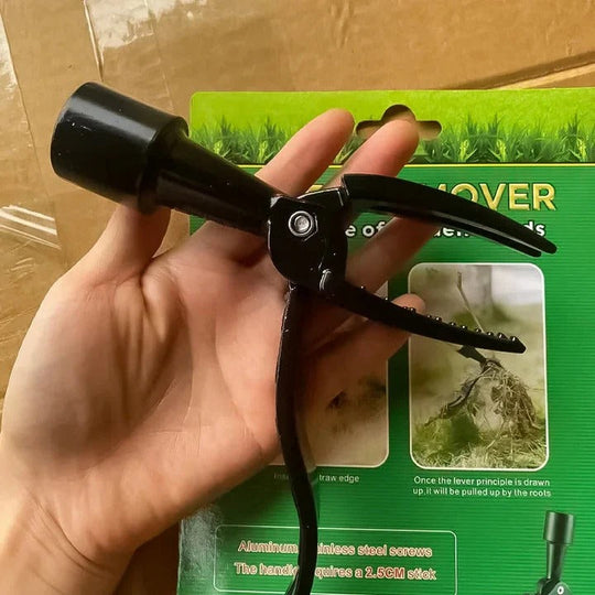 Garden Tool with Adjustable Long Handle and Weed Puller