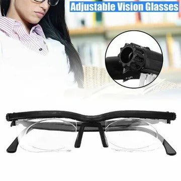 Glasses with Adjustable Focus and Clear Vision