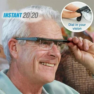 Glasses with Adjustable Focus and Clear Vision