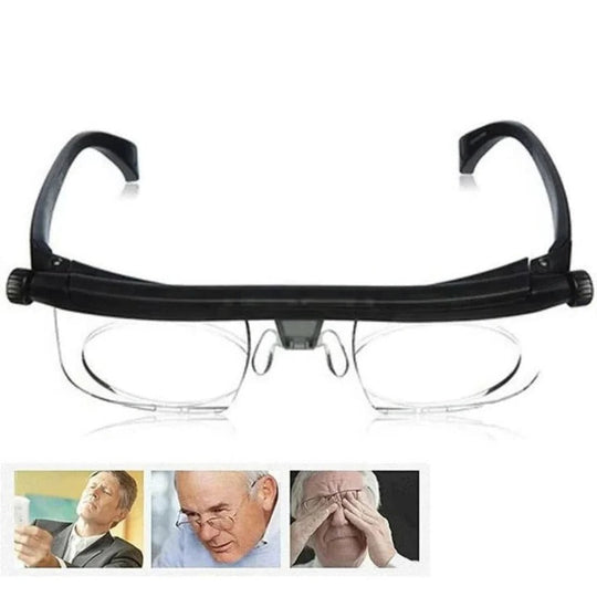 Glasses with Adjustable Focus and Clear Vision