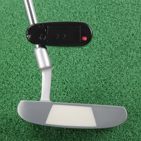 Golf Training Aid with Laser Alignment and Shaft Mounting