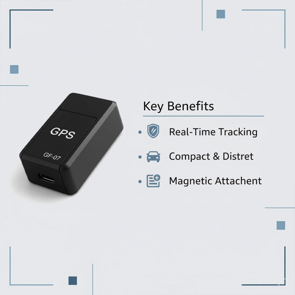 GPS Tracker with Magnetic Design and Global Coverage