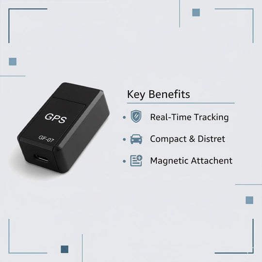 GPS Tracker with Magnetic Design and Global Coverage
