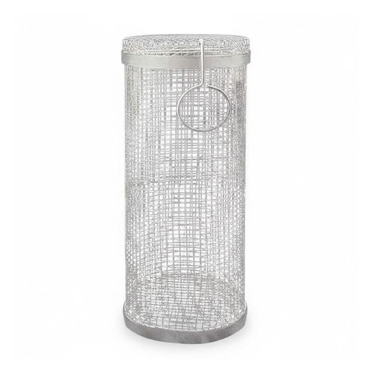 Grill Basket with Stainless Steel and Rotating Design