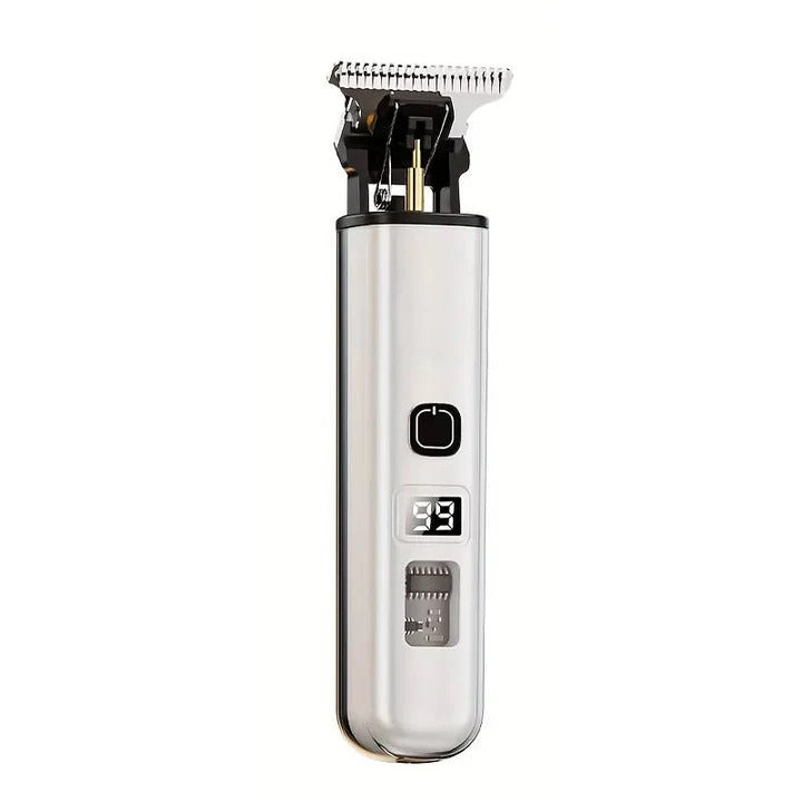 Hair Trimmer with Rechargeable Battery and LED Light