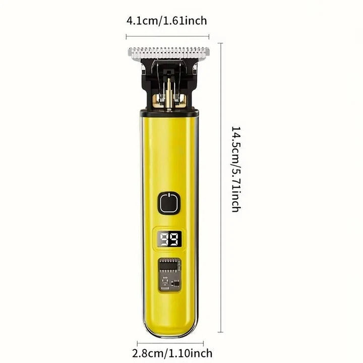 Hair Trimmer with Rechargeable Battery and LED Light