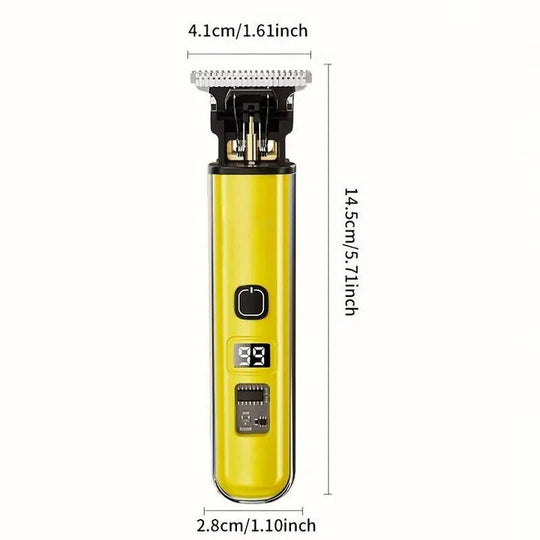 Hair Trimmer with Rechargeable Battery and LED Light