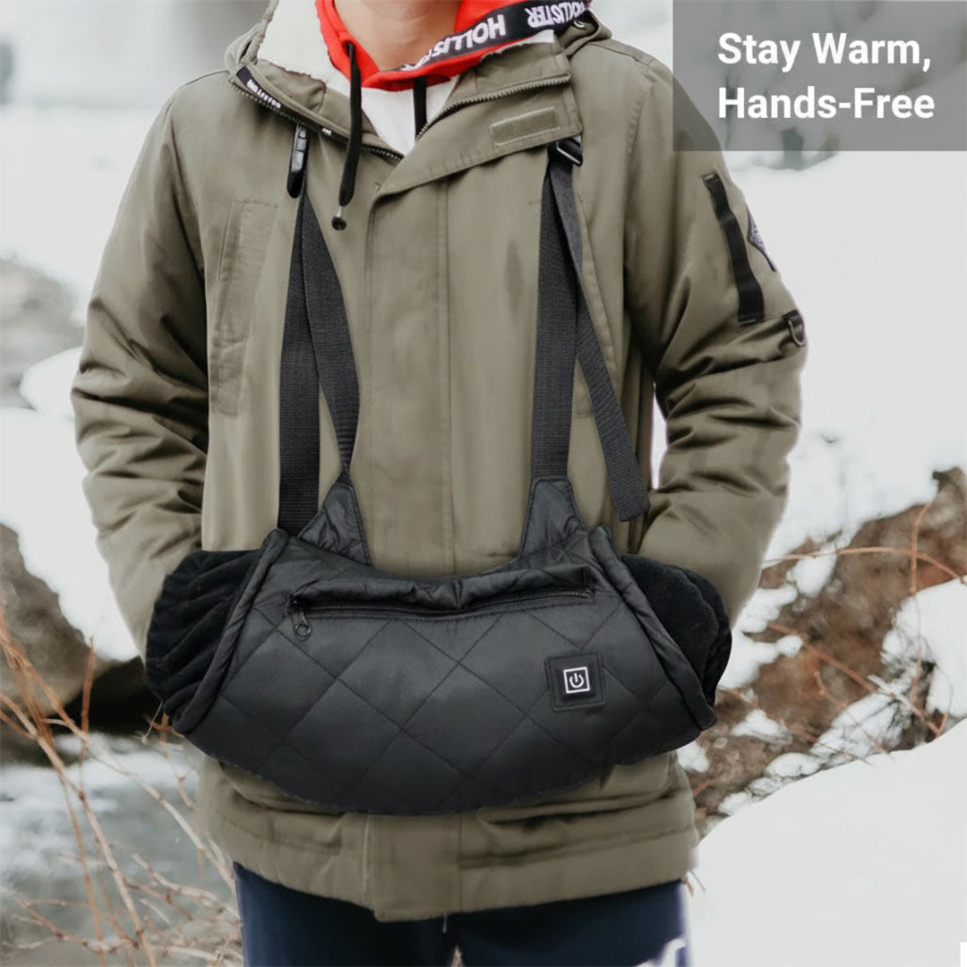 Hand Warmer Muff with Adjustable Temperature and USB Power