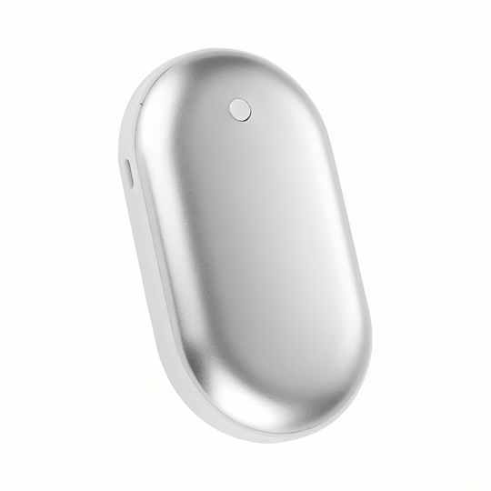 Hand Warmer with USB Rechargeable Battery and Adjustable Heat