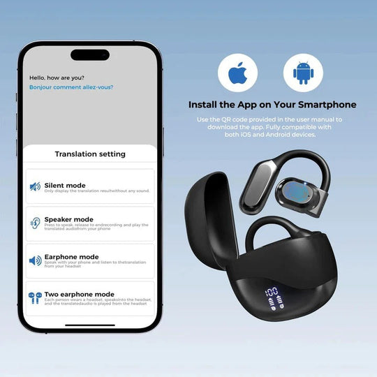 Headphones with Smart Translation and Wireless Audio