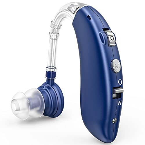 Hearing Amplifier with Rechargeable Battery and Adjustable Volume