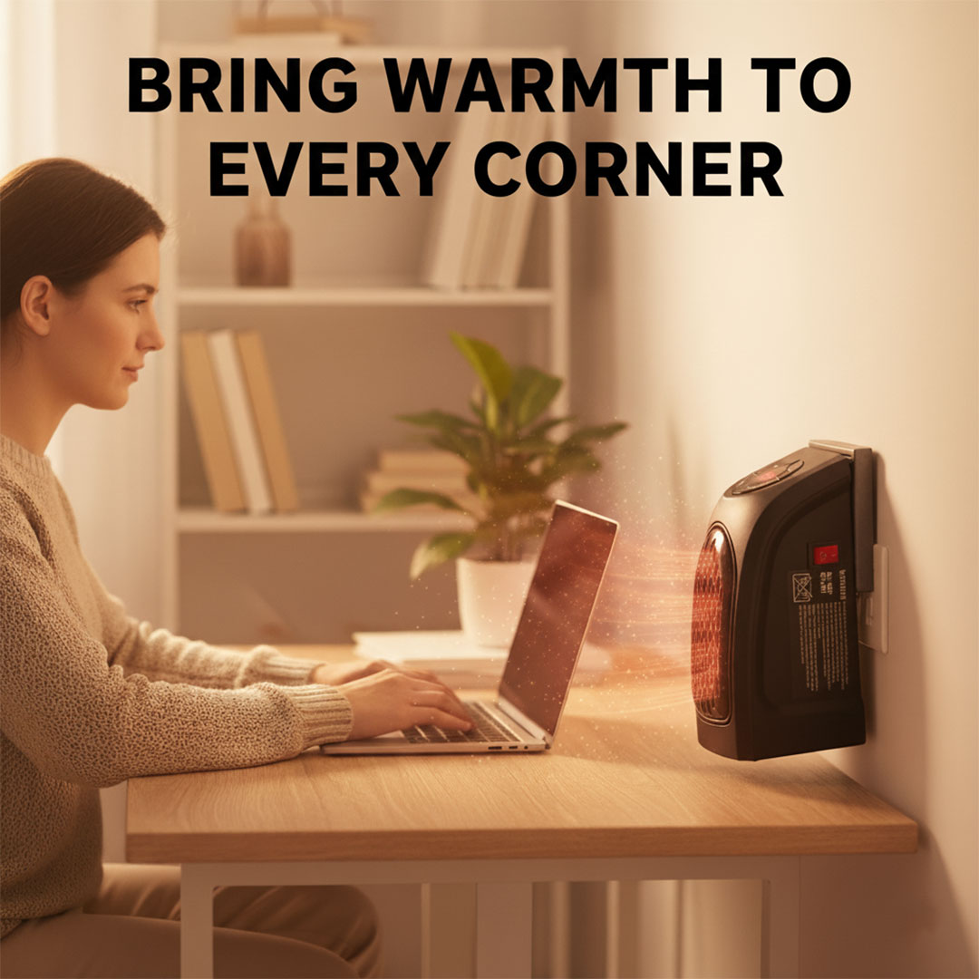 Heater with Ceramic Technology and Adjustable Power