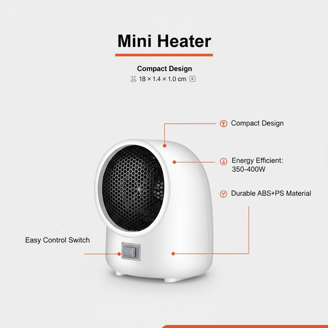 Heater with Portable Design and Electric Power