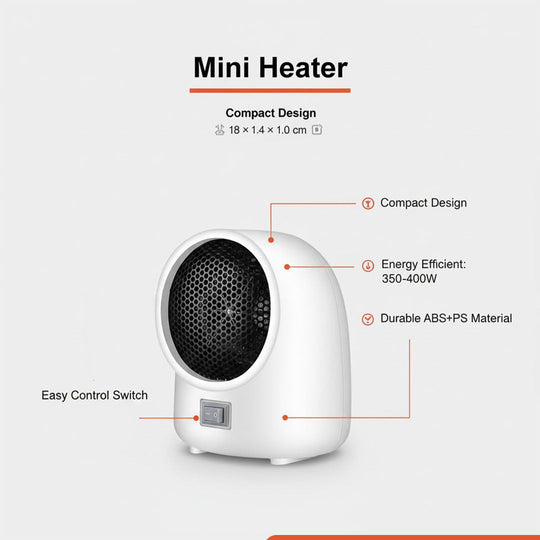 Heater with Portable Design and Electric Power