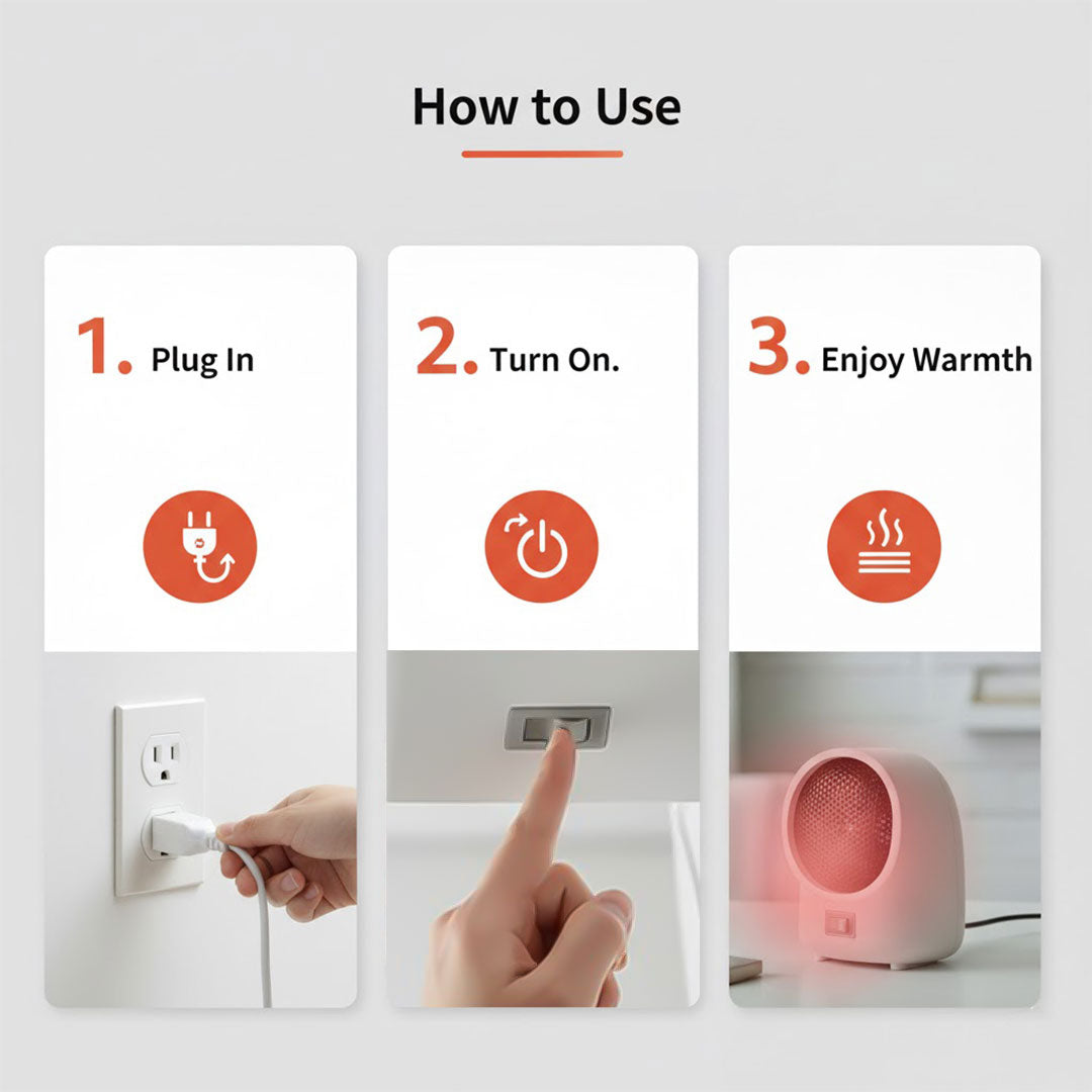 Heater with Portable Design and Electric Power