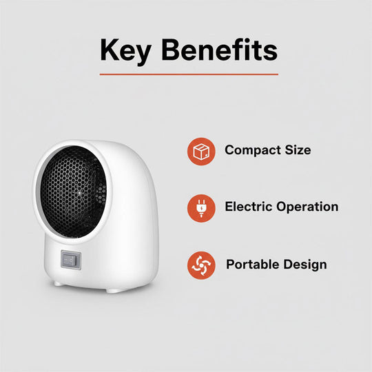 Heater with Portable Design and Electric Power