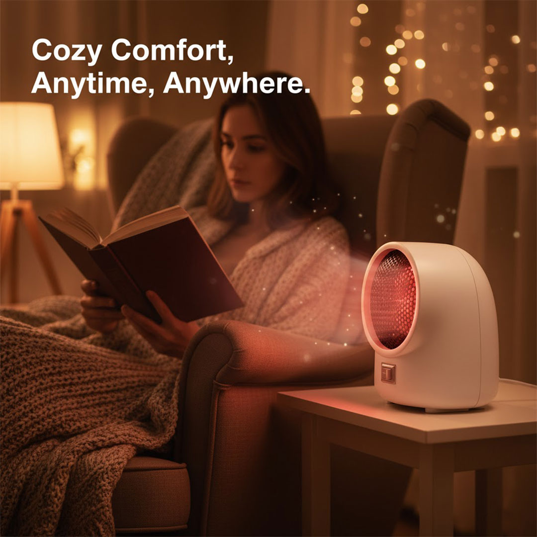 Heater with Portable Design and Electric Power