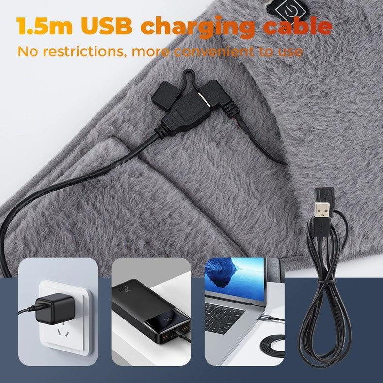 Heating Belt with Adjustable Temperature and USB Power