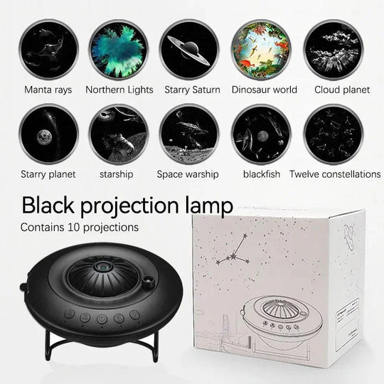 Home Decor with Galaxy Projector and Night Sky Effects