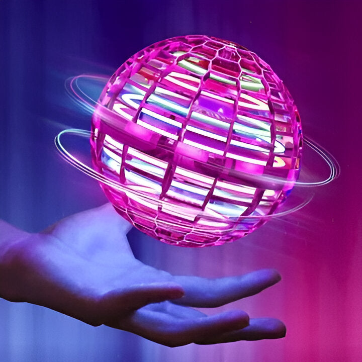 Hover Ball Toy with LED Lights and Galaxy Design