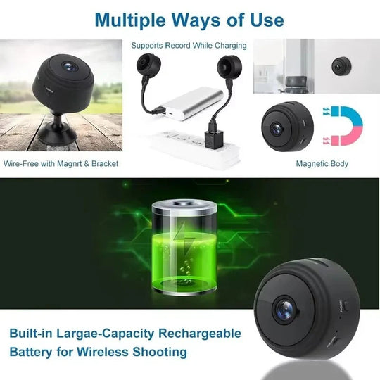 Indoor Security Camera with 1080p HD Video and WiFi Connectivity