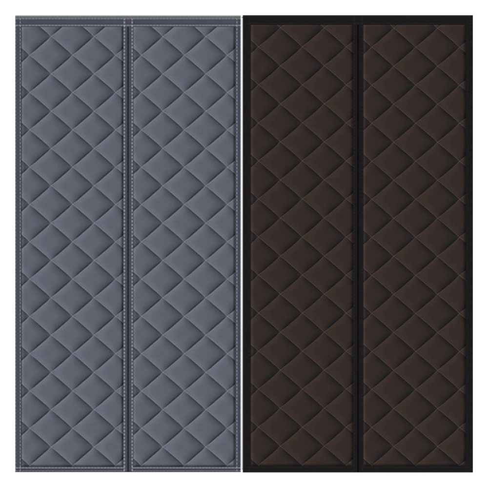 Insulation Curtain with Magnetic Closure and Draft Blocker