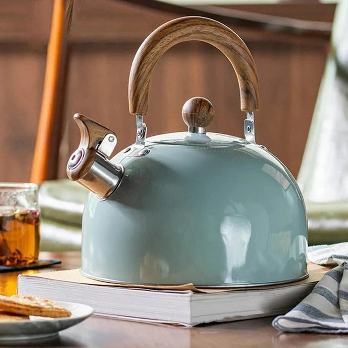 Kettle with Whistling Design and Insulated Handle