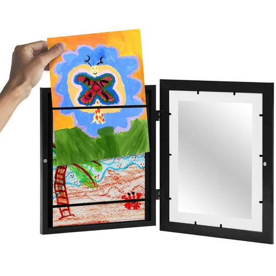 Kids Artwork Frame with Storage for 150 Drawings