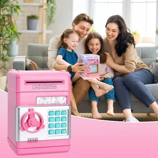 Kids' Piggy Bank with Fun Design and Easy Access