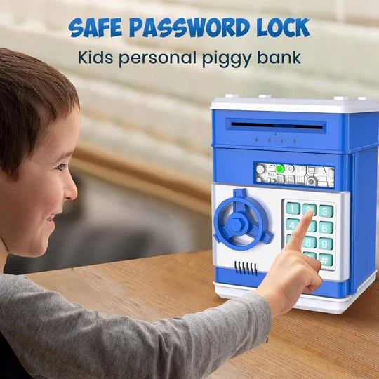 Kids' Piggy Bank with Fun Design and Easy Access