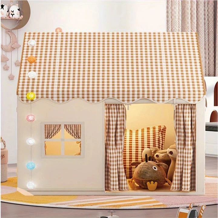 Kids Playhouse Tent with Enclosed Design and Fun Space
