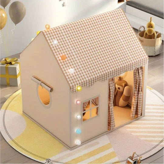 Kids Playhouse Tent with Enclosed Design and Fun Space