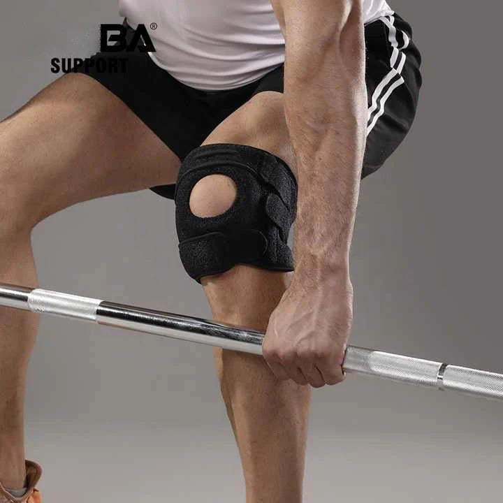 Knee Brace with Adjustable Straps and Support