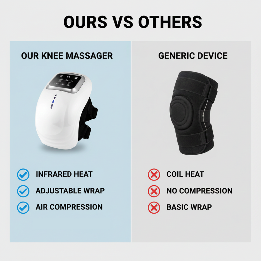 Knee Massager with Infrared Heat and Air Compression