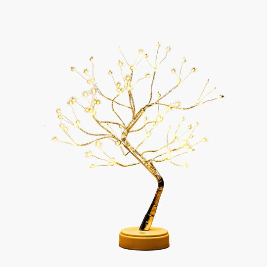 Lamp with Adjustable Branches and Warm Light
